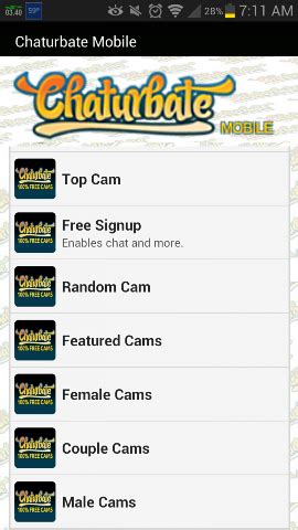 chaturbate android|Mobile – Chaturbate